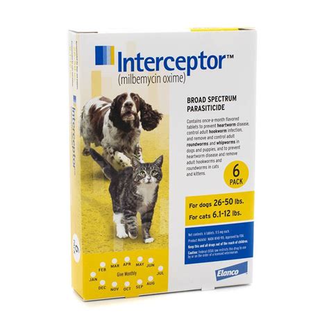 Interceptor Flavor Tabs - Heartworm Preventative | VetRxDirect