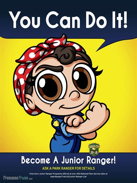 Rosie the Riveter Cartoon Poster Design – Freelance Fridge- Illustration & Character Development