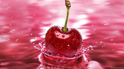 Download Food Cherry HD Wallpaper