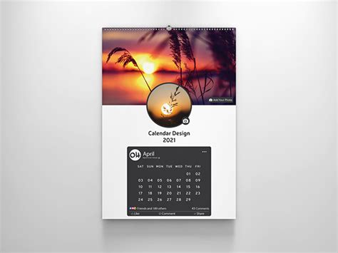 Free Calendar Design 2021 on Behance