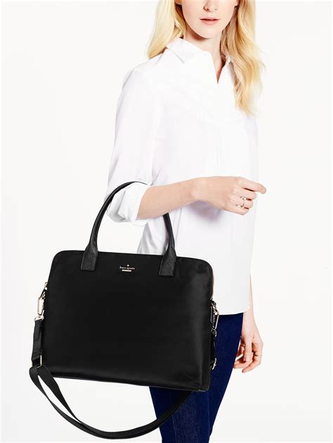 Lyst - Kate Spade New York Classic Nylon Daveney Laptop Bag in Black