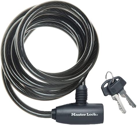 Master Lock 8126EURDPRO Lucchetto Bici, Chiave, 1.8 M Cavo, Nero - ScontiFy.net - Offerte E ...