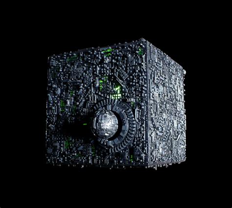 The Great Canadian Model Builders Web Page!: Borg Cube And Sphere From Star Trek "First Contact"