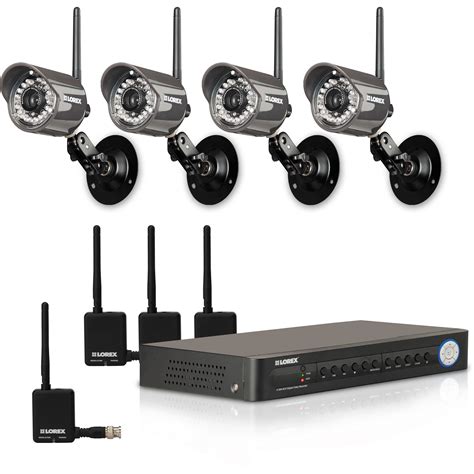 Lorex Digital Wireless Security Camera System LH114501C4W B&H