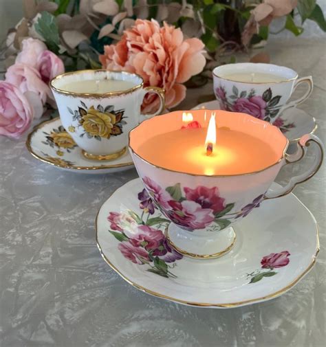 Best for setting the mood vintage teacup candles – Artofit