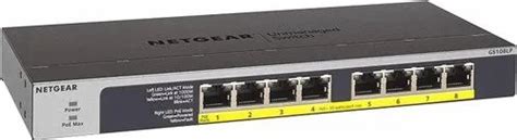 GS108LP Netgear 8-Port Gigabit Ethernet POE / POE Unmanaged Switch With Flexpoe (GS108LP) at ...