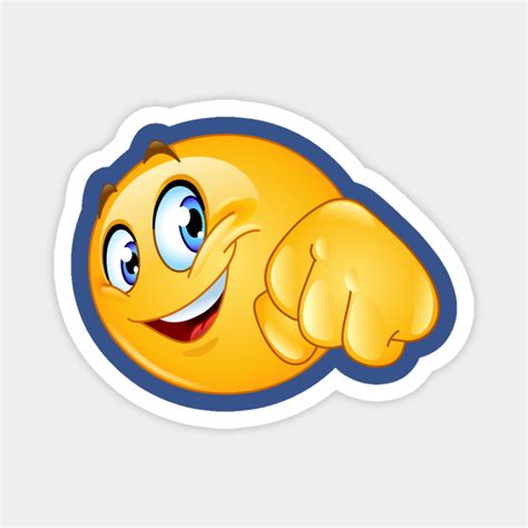 Fist Bump Emoji - Emoji - Magnet | TeePublic