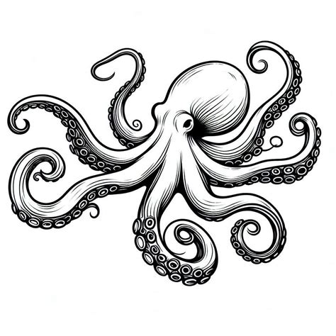 Free Octopus Vector SVG - K40 Laser Cutter