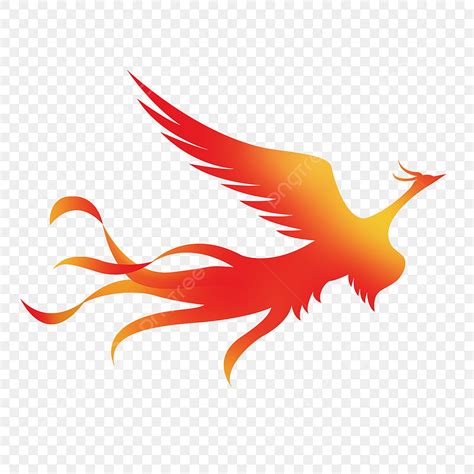 Phoenixes Clipart Hd PNG, Flying Long Tail Phoenix Clip Art, Phoenix ...