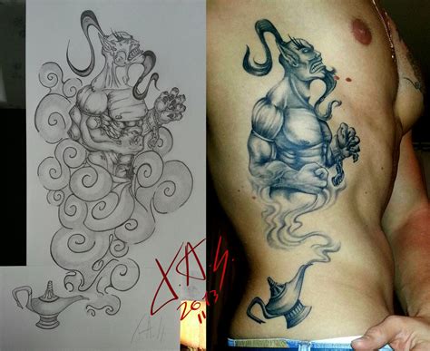 Tattoo T.A.G. Genie of the lamp by TAGRuooock on DeviantArt