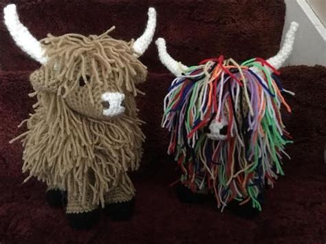 Highland Cow Crochet PATTERN - Etsy | Crochet cow, Cow pattern, Crochet animal patterns