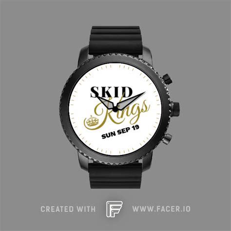Car Show Watches - SKID KINGS - watch face for Apple Watch, Samsung Gear S3, Huawei Watch, and ...