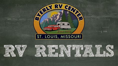 Byerly RV University: RV Rentals - YouTube