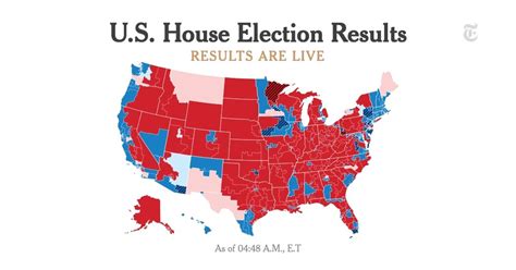 Live U.S. House Election Results - The New York Times