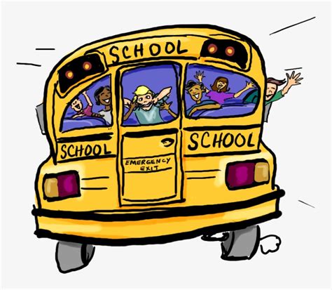 School Bus Cartoon - School Bus Safety Cartoon PNG Image | Transparent PNG Free Download on SeekPNG