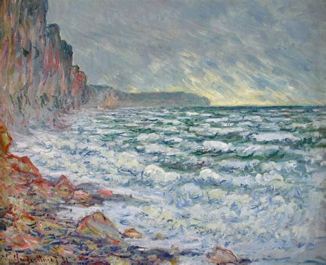 The Sea at Fecamp - Claude Monet - WikiArt.org - encyclopedia of visual ...