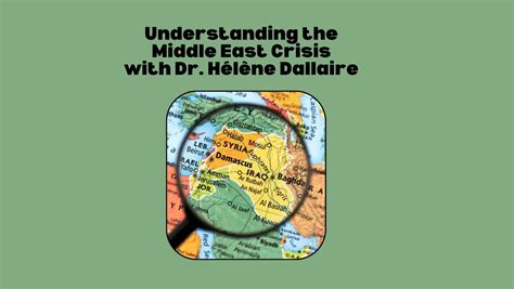 Understanding the Middle East Crisis | St. James Presbyterian Church