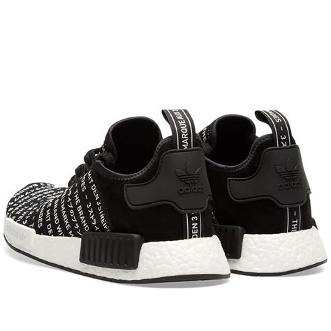 Adidas NMD_R1 Core Black & White | END. (US)