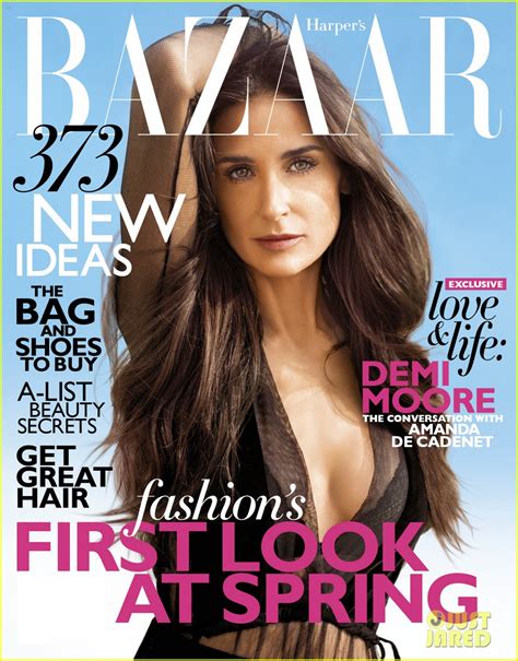 Demi Moore Covers 'Harper's Bazaar' February 2012 - Demi Moore Photo ...