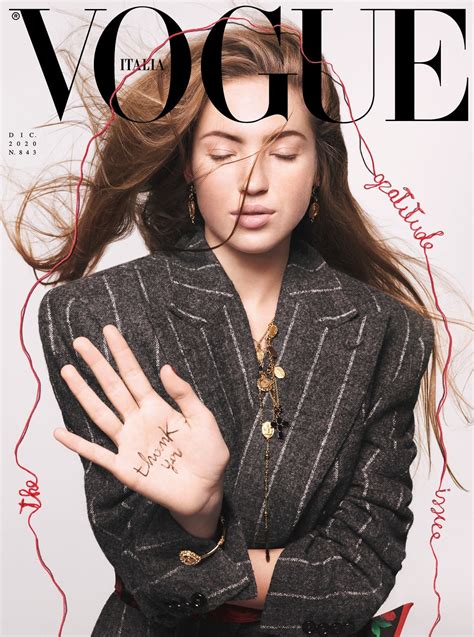 Vogue Italia December 2020 Cover Story Editorial