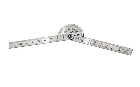 Shinwa Mini Protractor ~ Stainless Steel