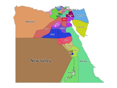 Egypt labeled map | Labeled Maps