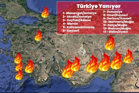 Forest fires choking Turkey’s South - P.A. Turkey