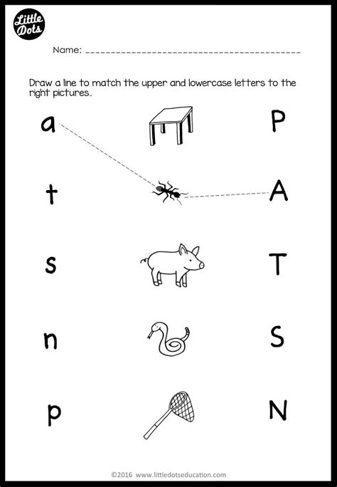 38 matching upper and lowercase letters worksheet - Worksheet Master