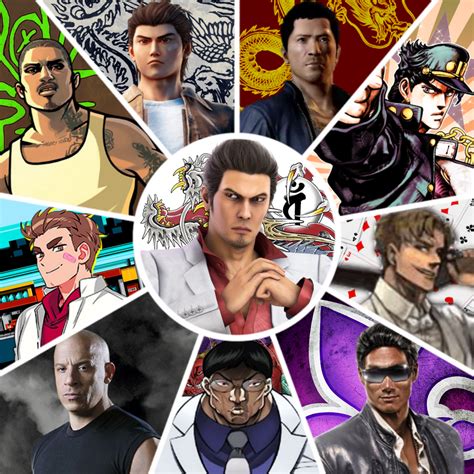 The Many Opponents of Kiryu Kazuma by Gridnack on DeviantArt