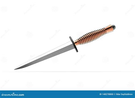 3d Illustration Of Dirk Knife Stock Illustration - Illustration of ...