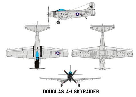 Douglas A-1 Skyraider by bagera3005 on DeviantArt