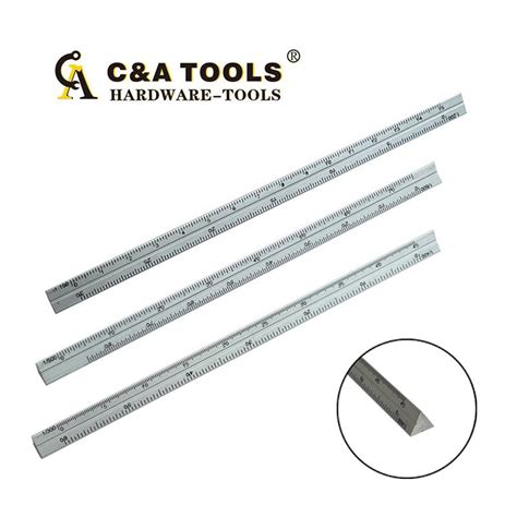 China Customized Aluminum Triangular Scale Ruler Suppliers, Factory - Low Price - C&A TOOLS