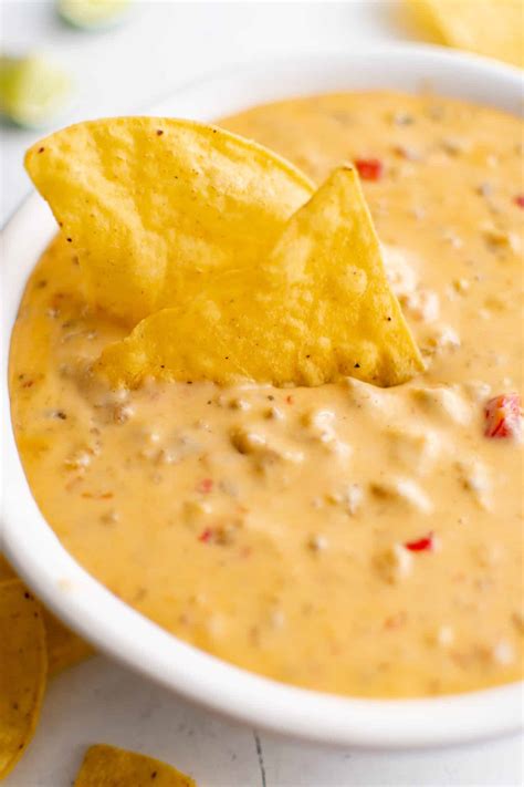 Velveeta Cheese Dip with Sausage - The Forked Spoon