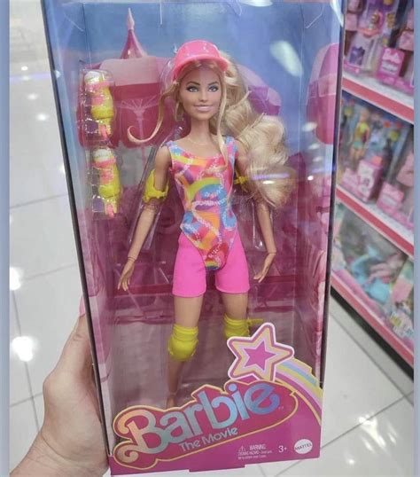 IRL image of the Barbie movie roller blading doll : r/Barbie