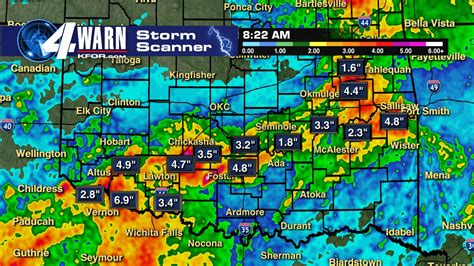 Check out the last 24 hour radar estimated rainfall totals! | KFOR.com Oklahoma City