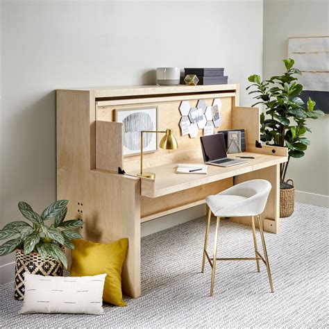 How To Build A Murphy Bed That Easily Transforms Into A Desk (DIY) Family Handyman | atelier ...