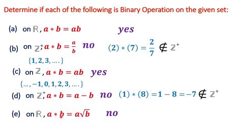 Binary Operation - YouTube