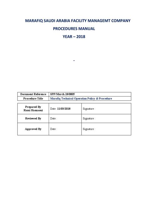 Marafiq Saudi Arabia Facility Managemt C | PDF | Inventory | Business Process