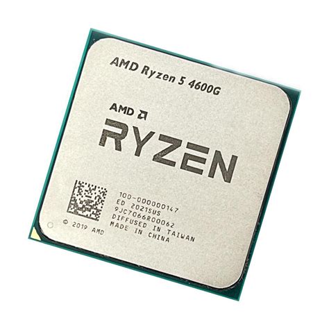 AMD RYZEN 5 4600G 6-CORES 12-THREADS 3.7GHZ (TURBO UP TO 4.2GHZ) AM4 ...