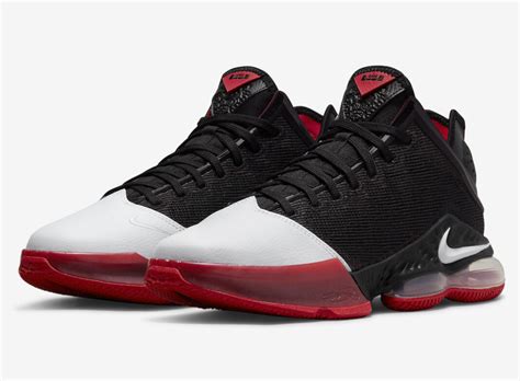 Nike LeBron 19 Low Bred DH1270-001 Release Date | SBD