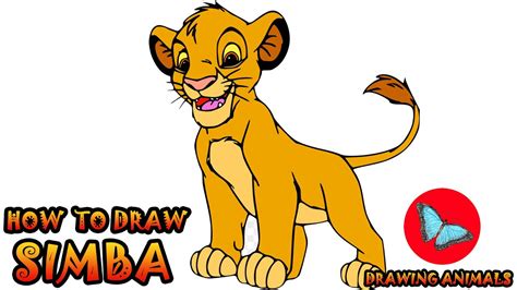 How To Draw Lion King Characters Simba