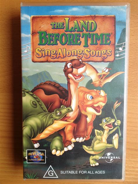 THE LAND BEFORE TIME ~ SING ALONG SONGS ~ VHS VIDEO ~ **FREE POST | eBay