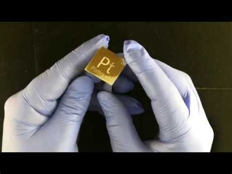 Luciteria Science platinum density cubes - YouTube