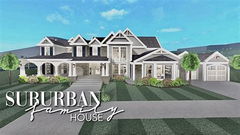 Bloxburg: Suburban Family Mansion | No Large Plot | Realistic House Build - ViDoe