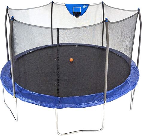 AMAZON: Skywalker Trampolines 15-Foot Jump N’ Dunk Trampoline with Enclosure Net - Basketball ...