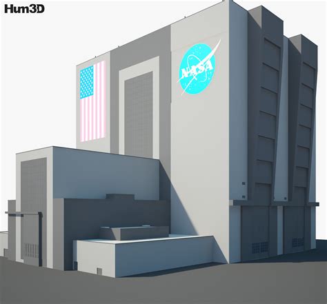 NASA Vehicle Assembly Building 3D model - Architecture on Hum3D