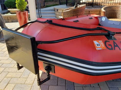 Custom made bow motor mount for inflatable boat dinghy raft tender