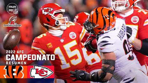 Cincinnati Bengals vs. Kansas City Chiefs | CAMPEONATO AFC NFL 2022 ...