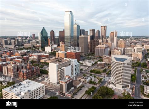 Dallas downtown skyline Stock Photo - Alamy