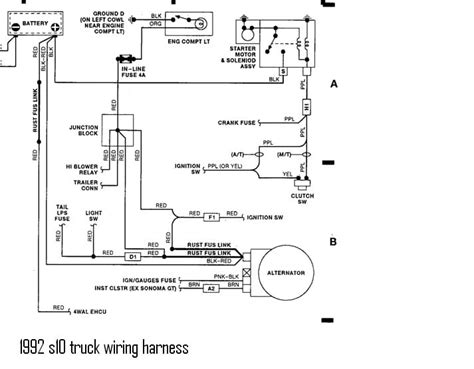 Chevy S10 Alternator Wiring Diagram - Wiring Diagram